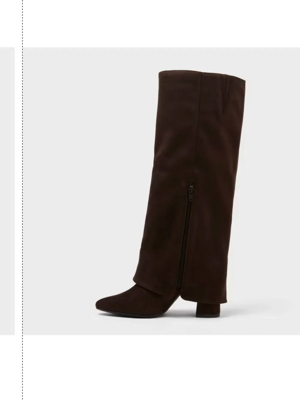 Women's Tall Brown Side‑Zip Boot